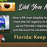 Visting FL as a Registrant